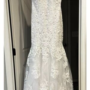 Mori Lee Elegant White Wedding Dress